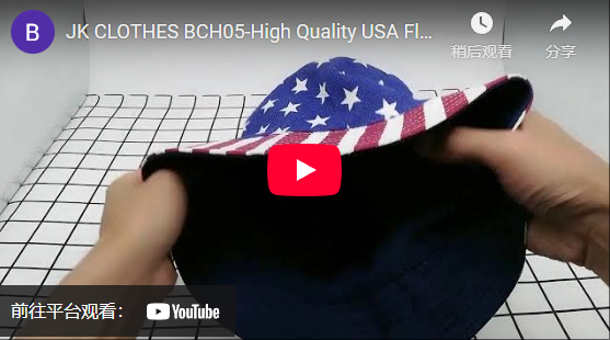 High Quality USA Flag Printing Canvas Adult Fisherman Bucket Hats